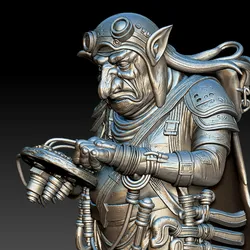 Goblin Techsmith – Fantasy Engineer Miniature