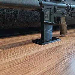 Gunstand for airsoft M4/AR15