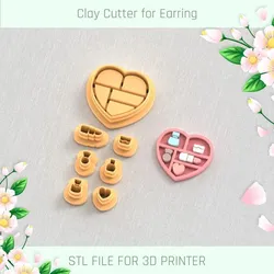 Heart Shelf with Items
