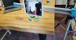 Horizontal extension for photo stand
