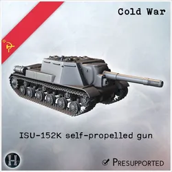 ISU-152K modernized self-propelled gun - Soviet Union Communism Red Army Military Russia Cold Era War RPG