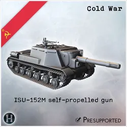 ISU-152M modernized self-propelled gun - Soviet Union Communism Red Army Military Russia Cold Era War RPG