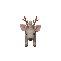 Jumping Deer Sacred National Animal Decor