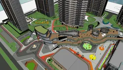 Modern Park Residential Landscape Architecture Su Model