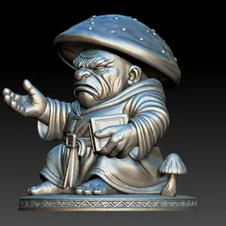 Mushroom Mage – Fantasy 3D Printable Figurine