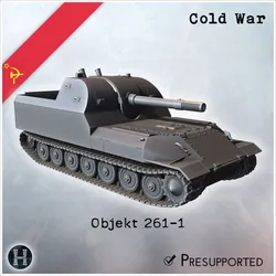 Objekt 261-1 self-propelled artillery - Soviet Union Communism Red Army Military Russia Cold Era War RPG