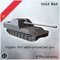 Objekt 263 self-propelled gun - Soviet Union Communism Red Army Military Russia Cold Era War RPG