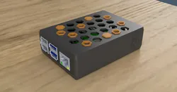 Raspberry Pi 4B/Octoprint Honeycomb case