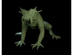 Sabertooth frog