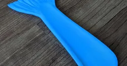 Shoehorn with a salmon tail
