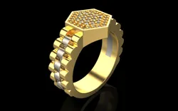 Signet ring model 866 3D Print Model in Rings 597751