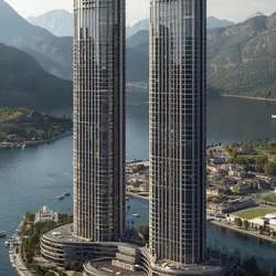 SkyGate Waterfront Towers – Futuristic Landmark