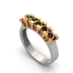 Solitaire Engagement Ring Diamond Women Ring Stone 3D print STL