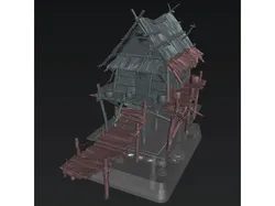 Stilt Stalker Hut Terrain - The Eightpints The Mire