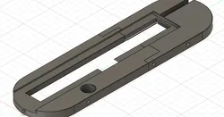 Table Saw Throat Insert with Dovetailed Zero Clearance strips