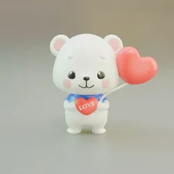 VALENTINE BEAR FIGURE