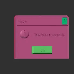 Windows Error Task Window
