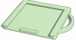 120 Film Label Holder with keyring loop