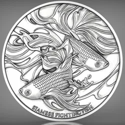 2 fish coin