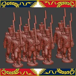 28mm Napoleonic French Light infantry elites with baggy trousers 1808-12