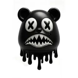 3D Printing Drip Painting Melt Bear toy