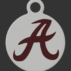 Alabama Crimson Tide Keyring
