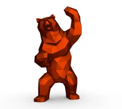 Bear 3D Print Model in Animals 601021