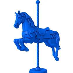Carousel Horse / Carousel Horse stl / Carousel Daydream style horse / Vintage Carousel Horse