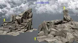 Cliff rocks