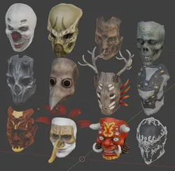 Clown Devil Mask