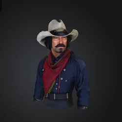 Cowboy Bust