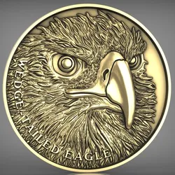 eagle coin CNC Relief