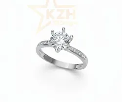 Eternal Shine Ring 3D Print Model in Rings 601230
