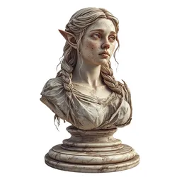 Female Elf Bust - The Young Girl Found