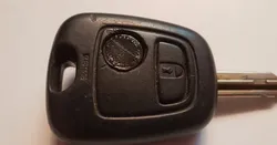 Flex button for car key