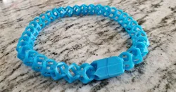 Geo-Cube Necklace-Bracelet with Twist-Lock Clasp