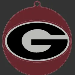 Georgia Bulldogs - Christmas Ornament