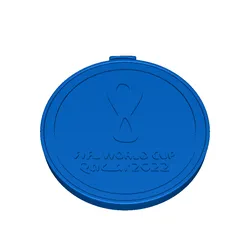 gratuită de Badges & Coins STL Descărcare - medalla Qatar  - nelson vargas NS