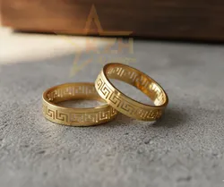 Greek Pattern Ring 3D Print Model in Rings 601063