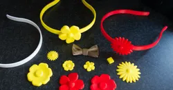 Headband, Flowers and Bows
