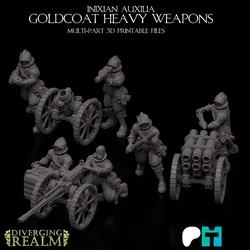 Inixian Goldcoats Heavy Weapons