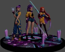 K-Pop Demon Hunters 3D Print Model in Figurines 601653