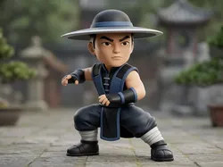Kung Lao chibi - Modelo de impresión 3D gratuito