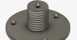 Lathe Chuck Wall Mount 1" 8TPI