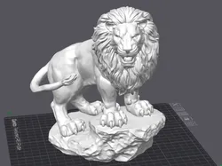 León del Sporting CP • Escultura Decorativa - Modelo de impresión 3D gratuito