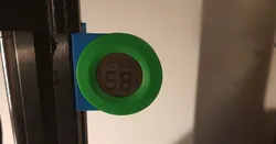 Minimalistic LCD Hygrometer Mount for Prusa Mini