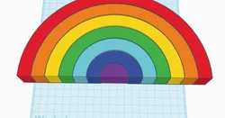 Montessori Rainbow Tunnel Stacker and Puzzle