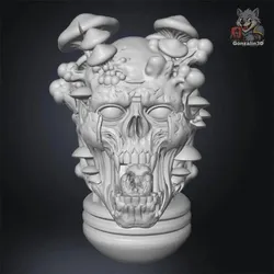 Mutant Head 7 with link - Grimdark