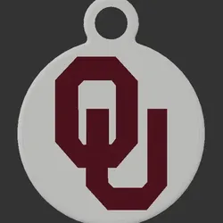 Oklahoma Sooners Keyring