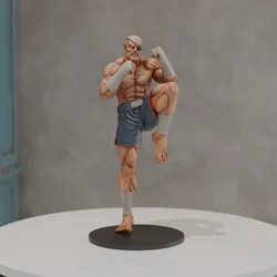 Sagat 3D Print Model in Man 602027